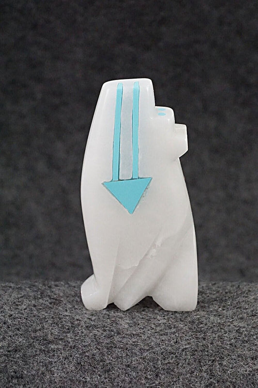 Wolf Zuni Fetish Carving - Bernard Laiwakete
