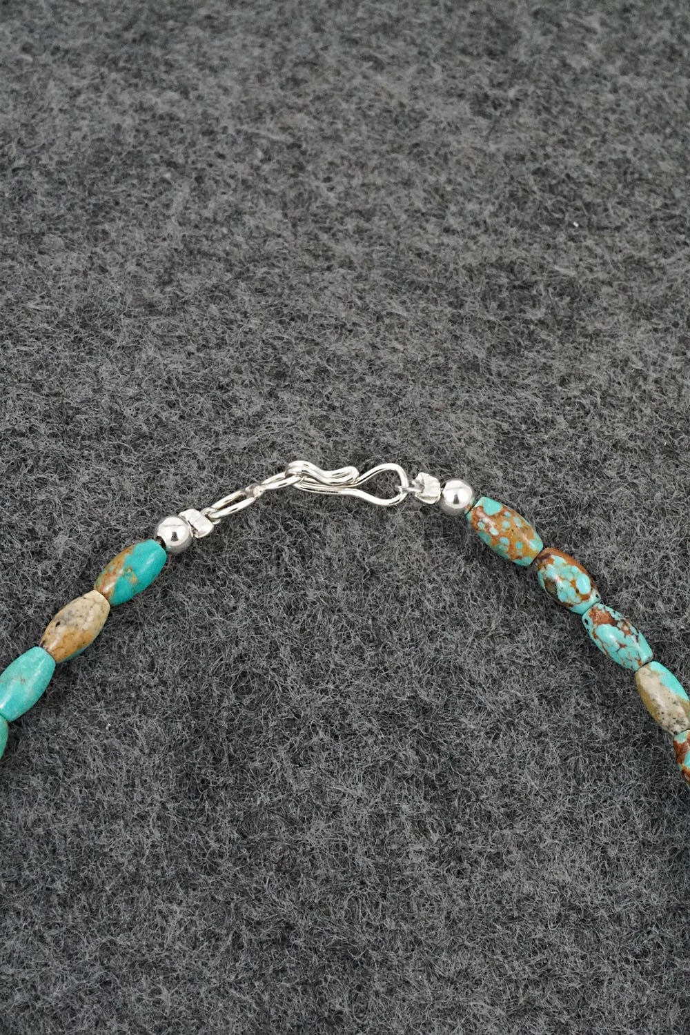 Turquoise & Sterling Silver Bracelet - Doreen Jake