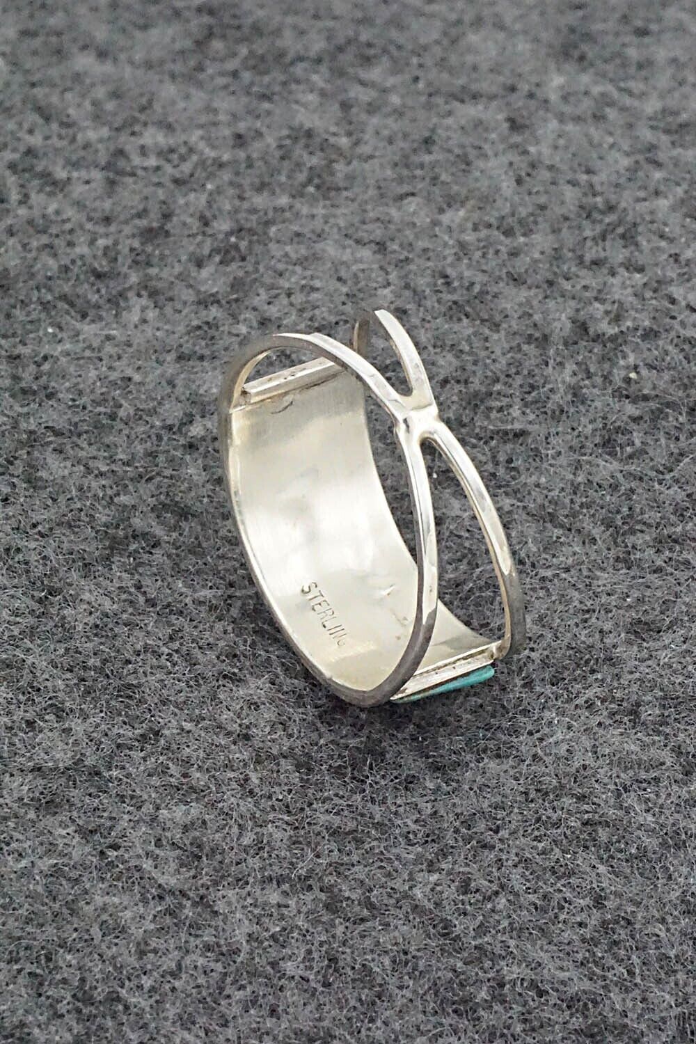 Turquoise & Sterling Silver Ring - Debbie Livingston - Size 10.25