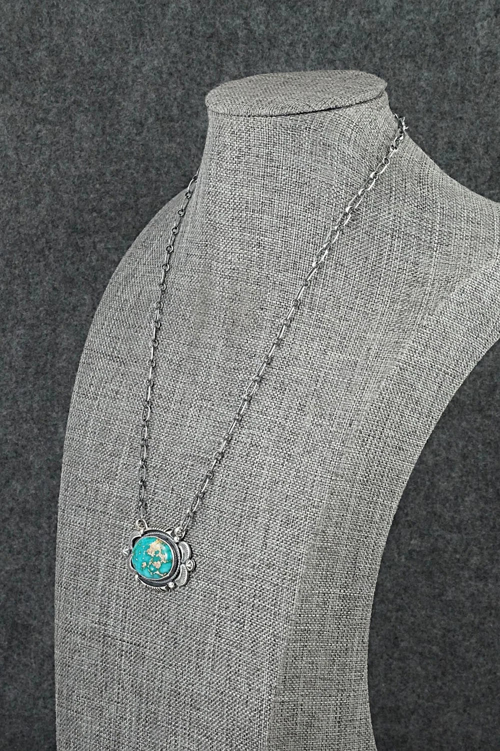 Turquoise & Sterling Silver Necklace - Daniel Benally