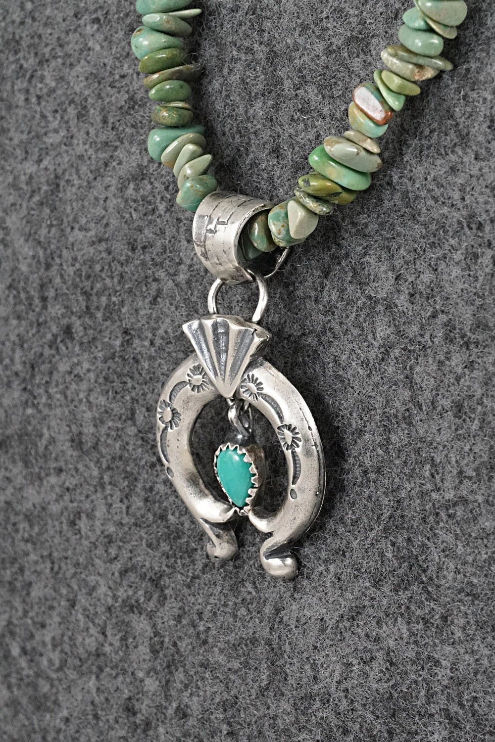 Turquoise & Sterling Silver Necklace - Sharon McCarthy