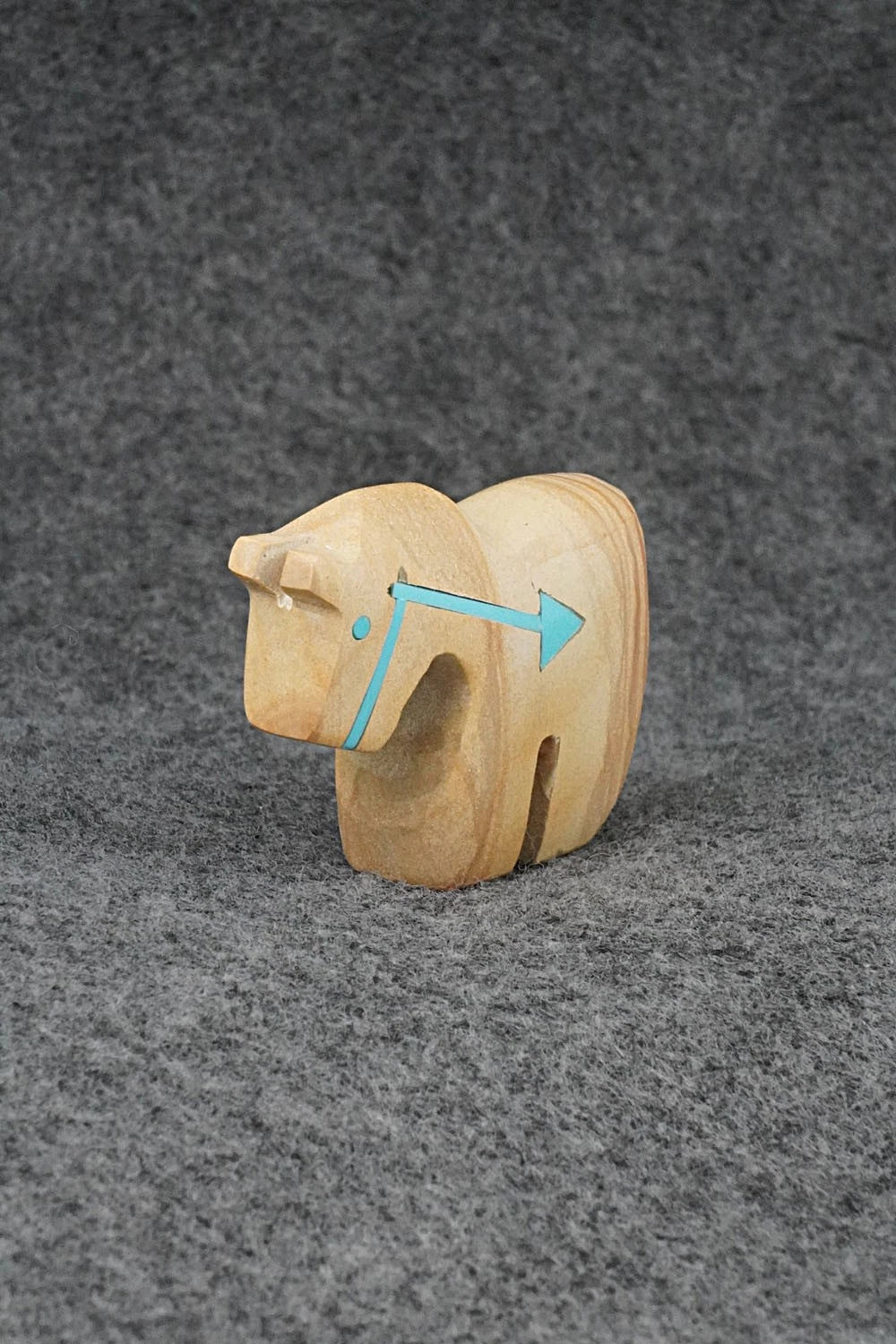 Horse Zuni Fetish Carving - Bernard Laiwakete