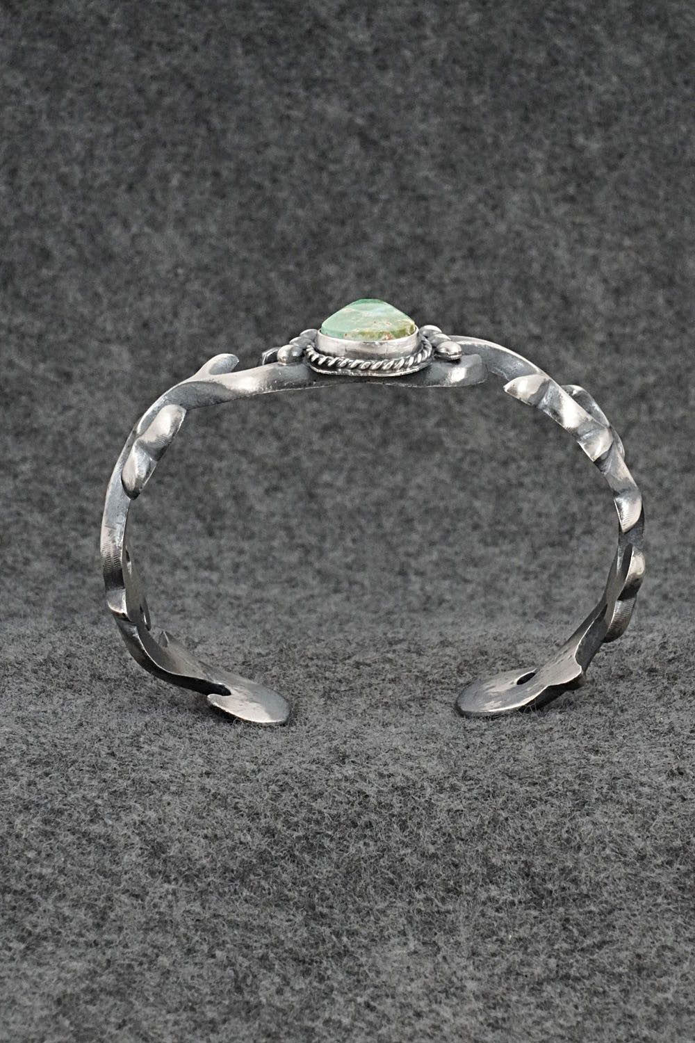 Turquoise & Sterling Silver Bracelet - Harrison Bitsue