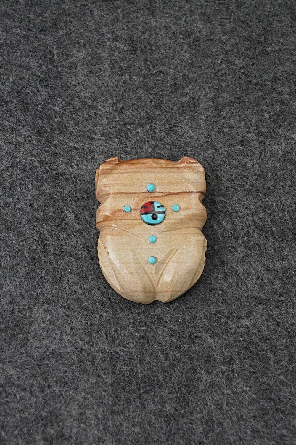 Frog Zuni Fetish Carving - Danette Laate
