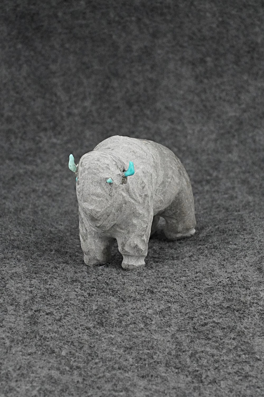 Buffalo Zuni Fetish Carving - Kenneth Malani