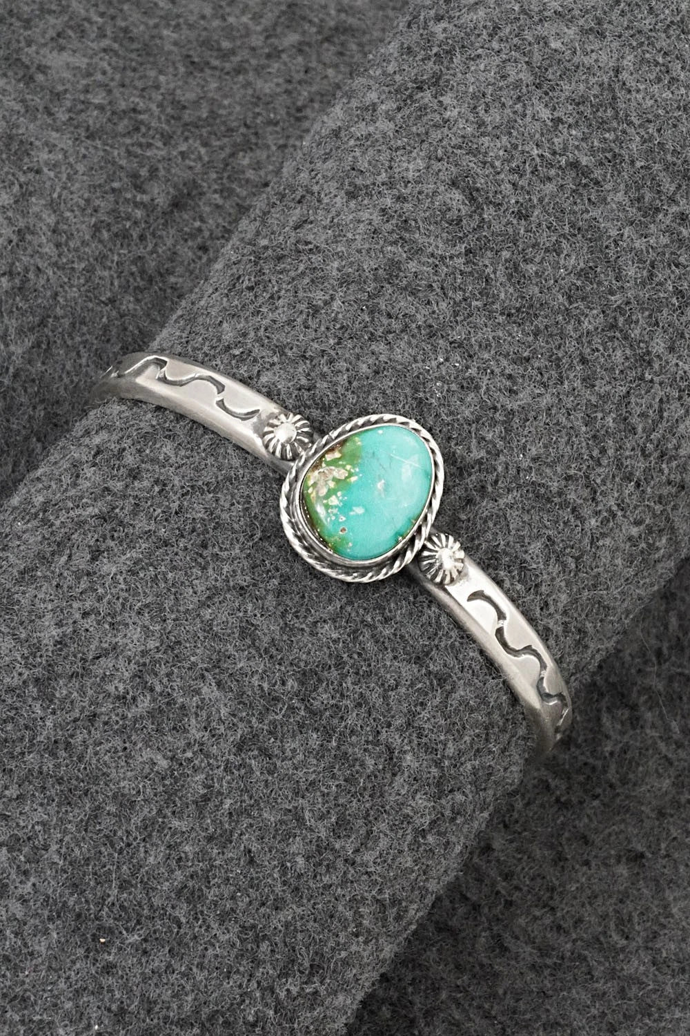 Turquoise & Sterling Silver Bracelet - Samuel Yellowhair