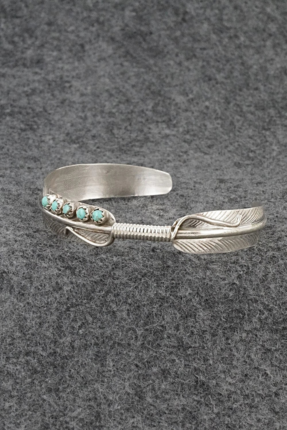 Turquoise and Sterling Silver Bracelet - Aaron Davis