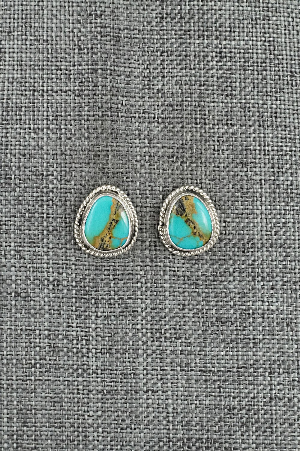 Turquoise & Sterling Silver Earrings - Byron Begay