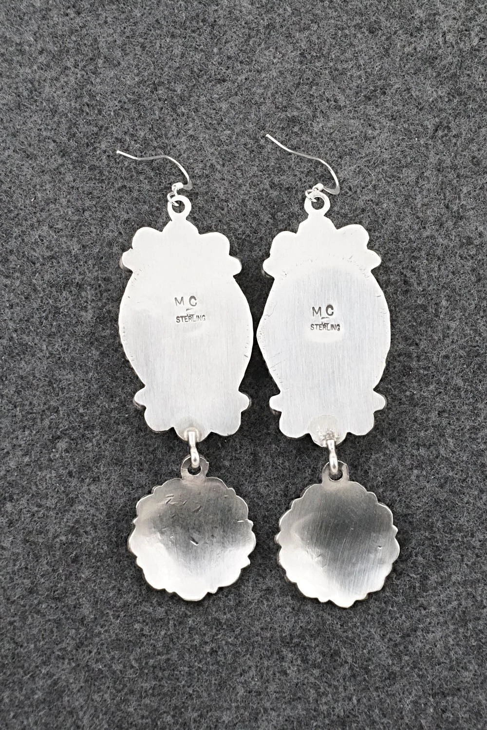 Turquoise & Sterling Silver Earrings - Michael Calladitto