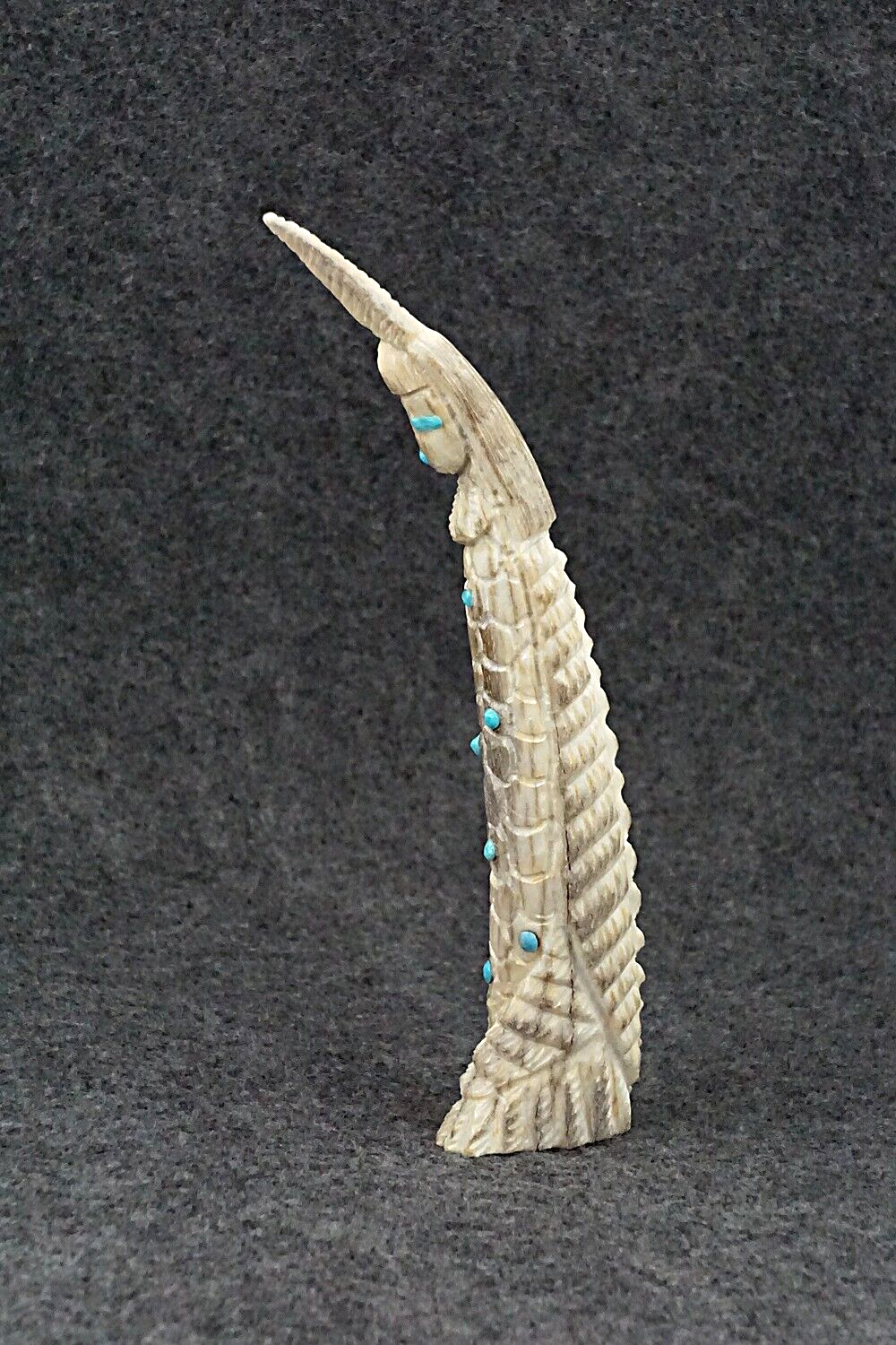 Corn Maiden Zuni Fetish Carving - Garrick Weeka