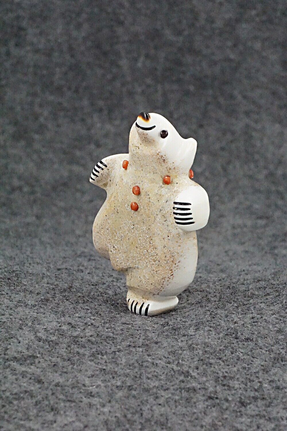 Dancing Bear Zuni Fetish Carving - Claudia Peina