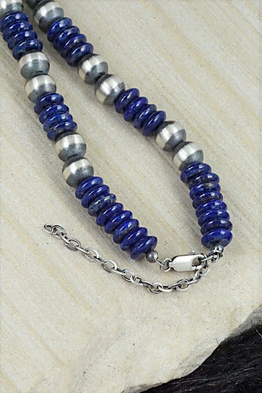 Lapis & Sterling Silver Necklace - Doreen Jake