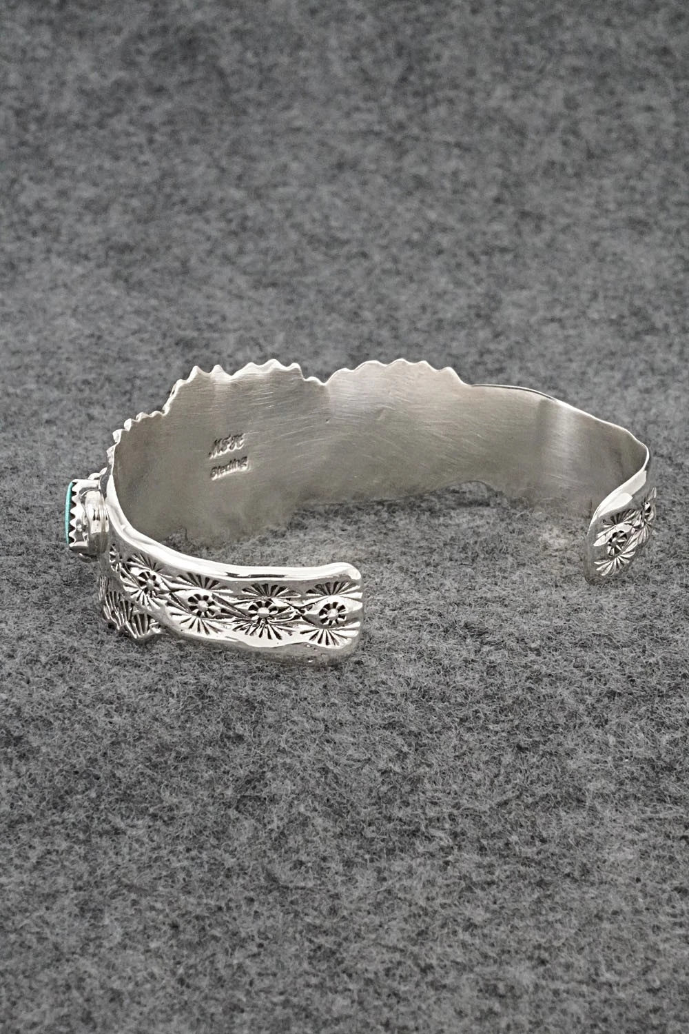 Turquoise & Sterling Silver Bracelet - Murray Hannaweeka