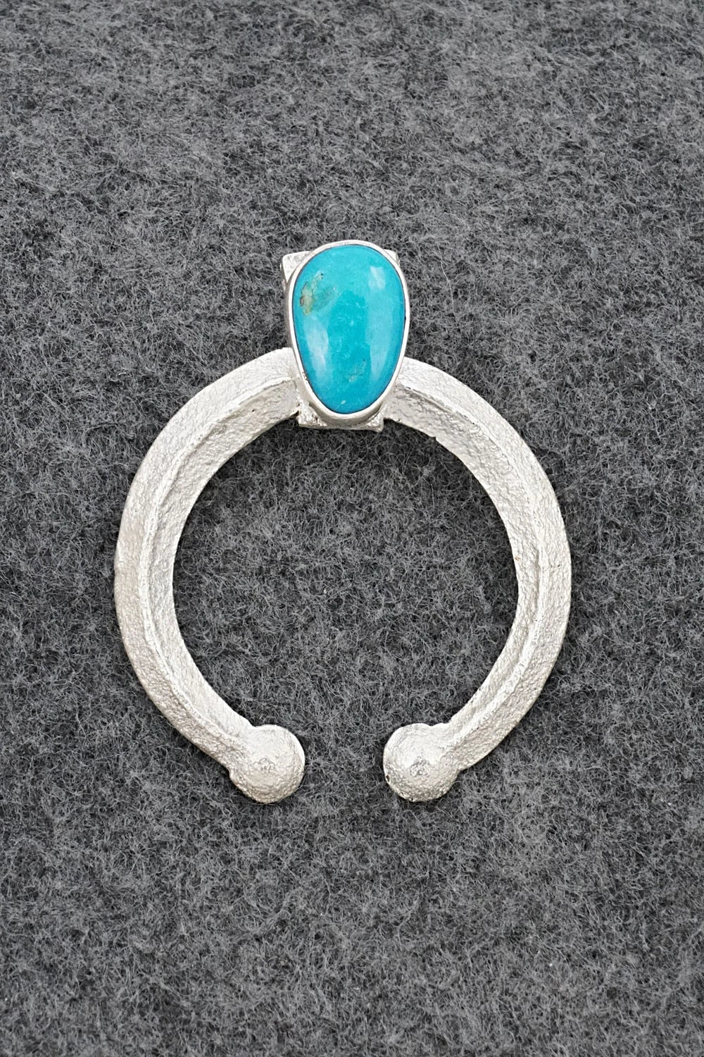 Turquoise & Sterling Silver Pendant - Cody Noble