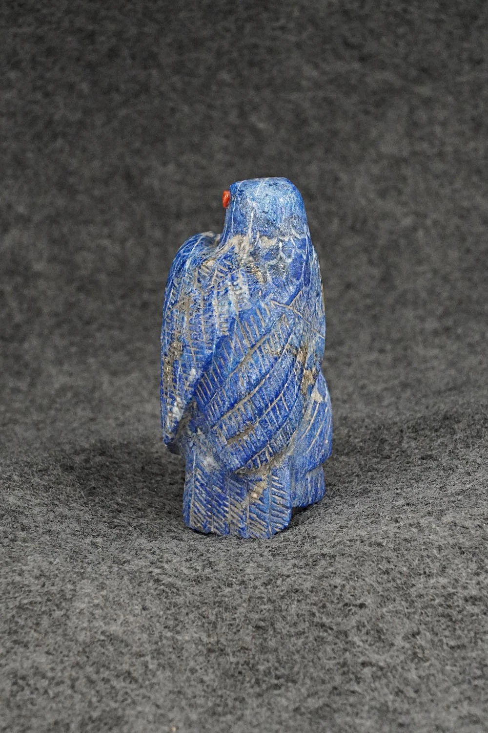 Eagle Zuni Fetish Carving - Derrick Kammasee