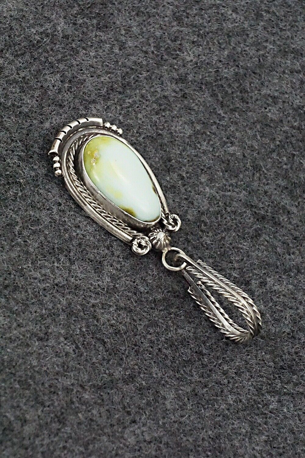 Variscite & Sterling Silver Pendant - Samuel Yellowhair