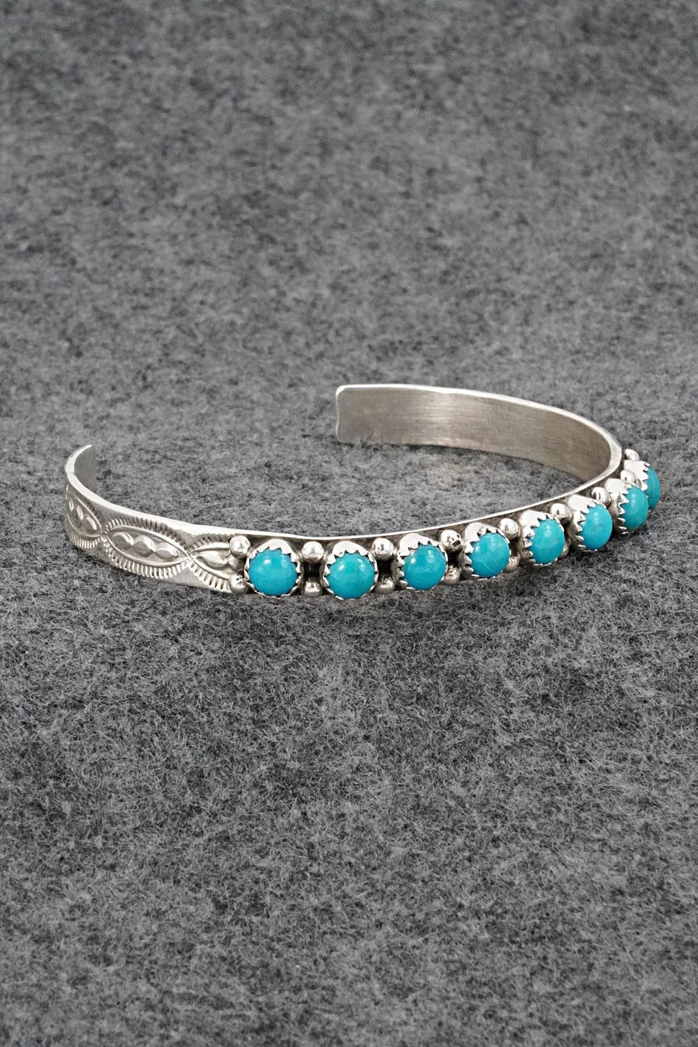 Turquoise & Sterling Silver Bracelet - Gaynell Parker