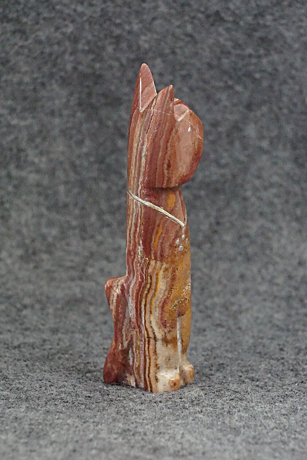Cat Zuni Fetish Carving - Kenny Chavez