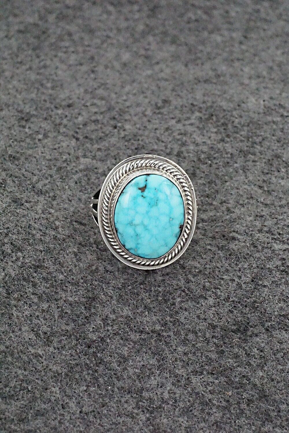 Turquoise & Sterling Silver Ring - Marita Benally - Size 7