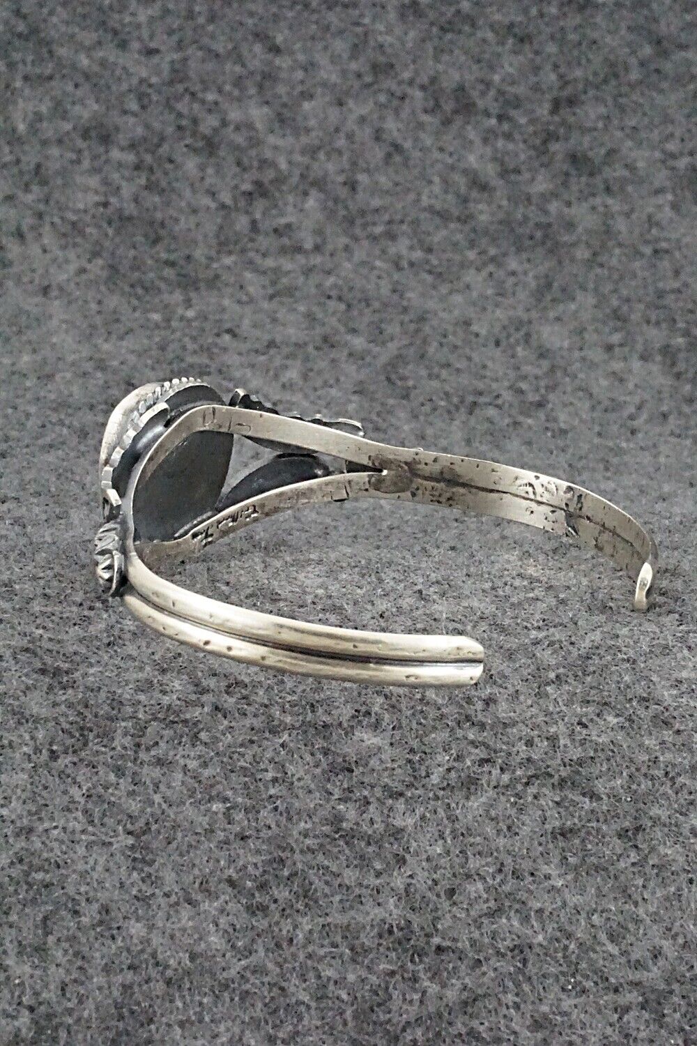 Turquoise & Sterling Silver Bracelet - Gilbert Tom