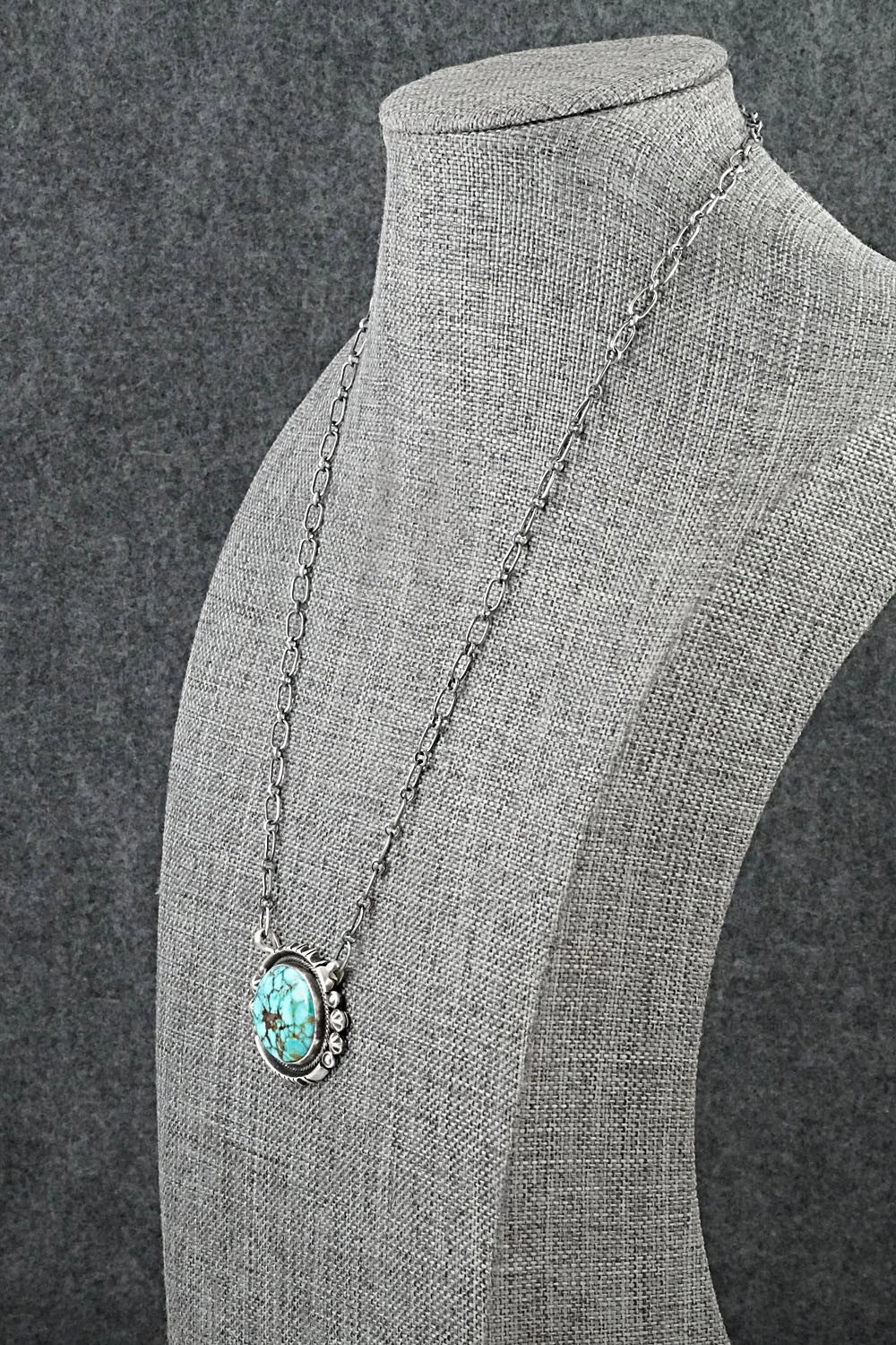 Turquoise & Sterling Silver Necklace - Marita Benally