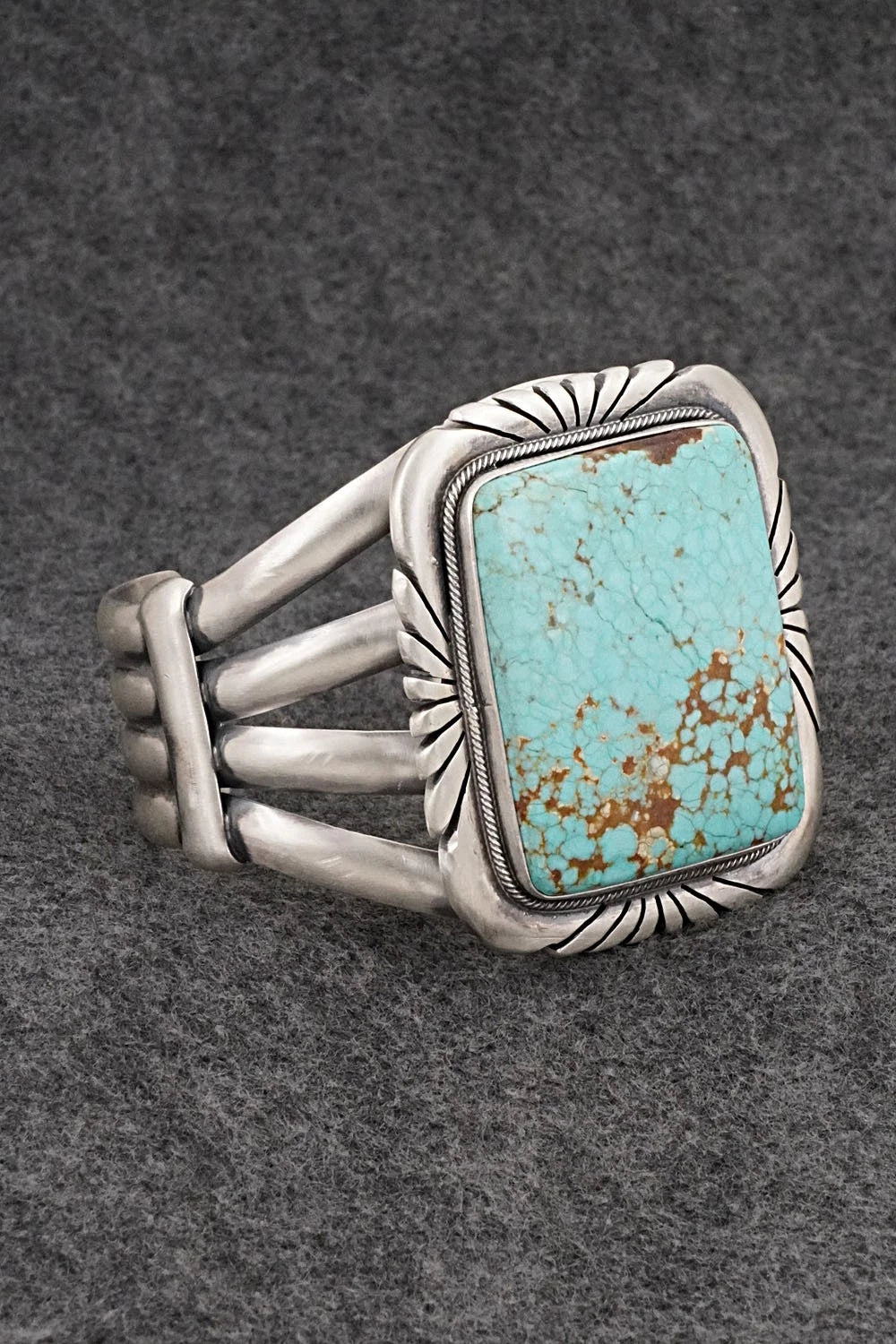 Turquoise & Sterling Silver Bracelet - Mark Yazzie