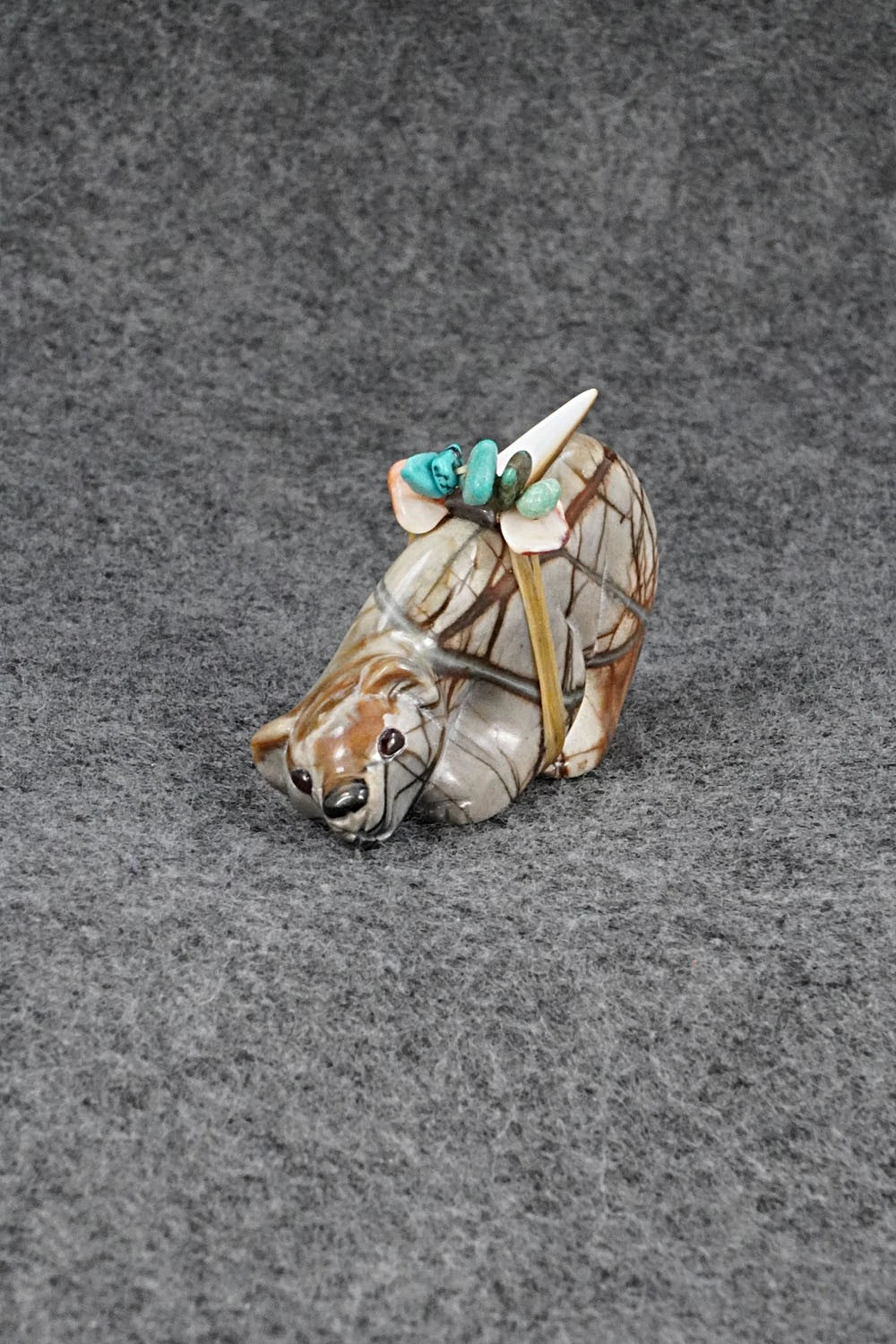 Bear Zuni Fetish Carving - Randy Lucio