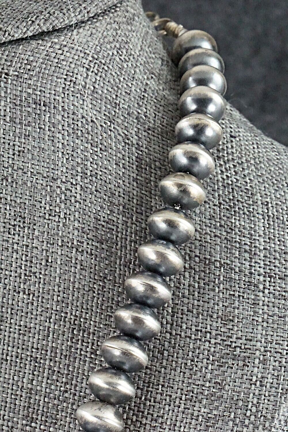 Sterling Silver Navajo Pearl Necklace - Jan Mariano