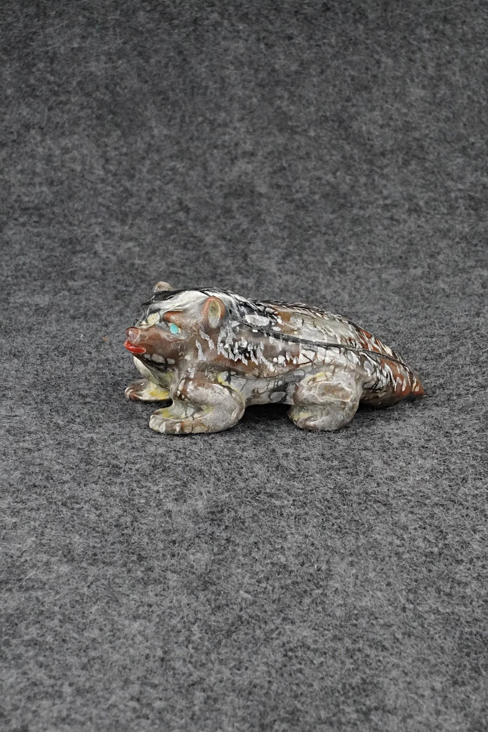 Badger Zuni Fetish Carving - Freddie Leekya