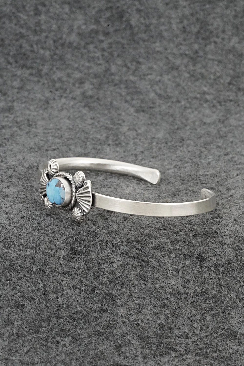 Turquoise & Sterling Silver Bracelet - Genevieve Francisco