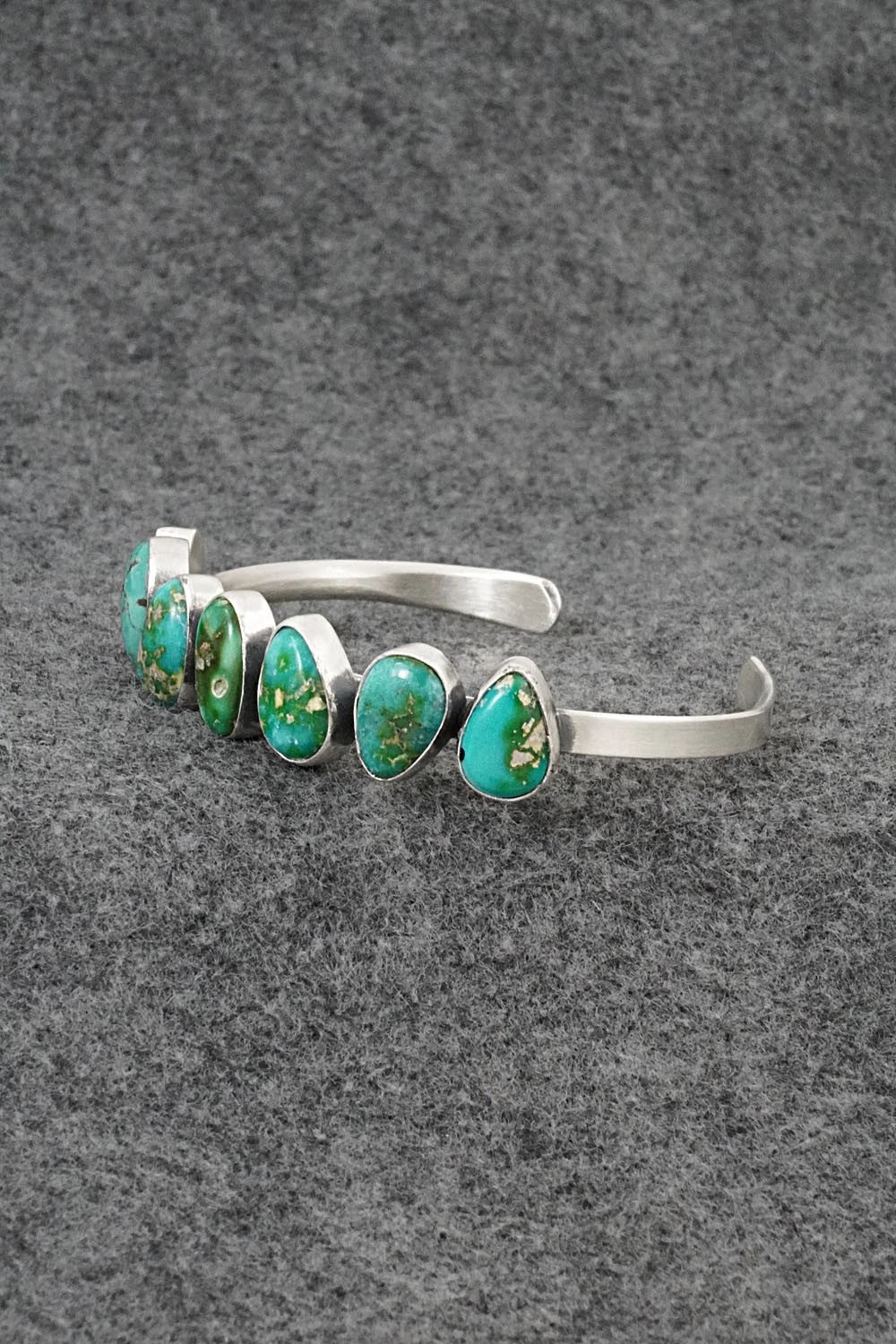 Turquoise & Sterling Silver Bracelet - Tom Lewis