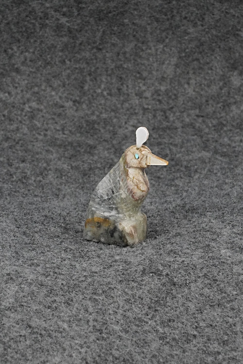 Quail Zuni Fetish Carving - Darrin Boone