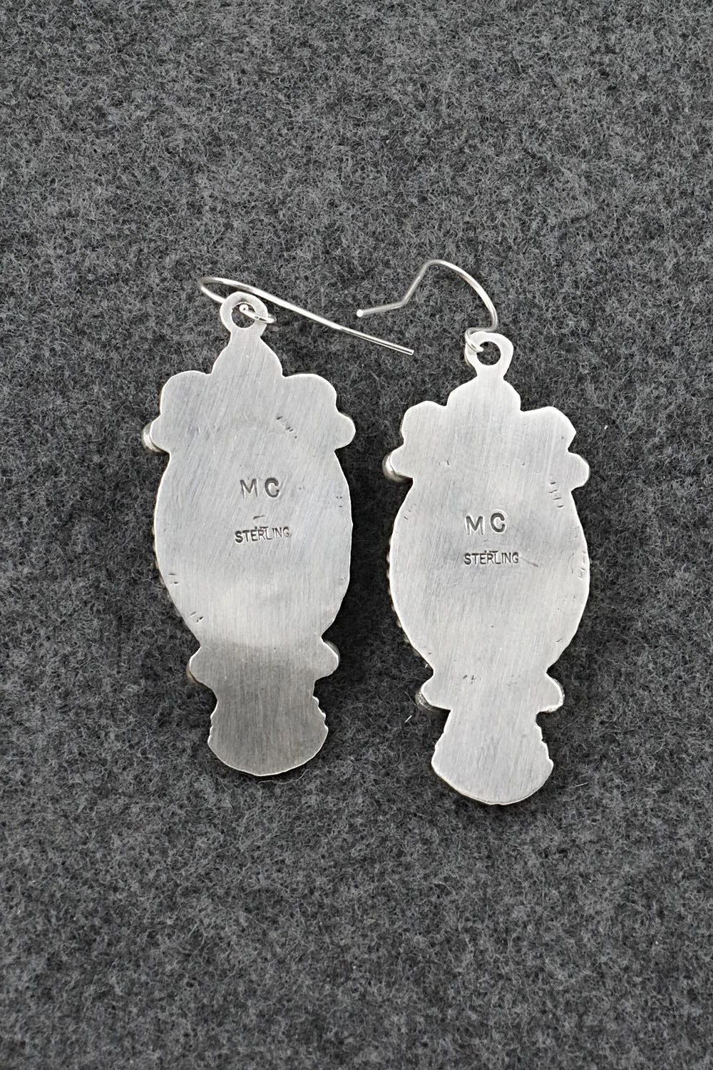 Turquoise & Sterling Silver Earrings - Michael Calladitto