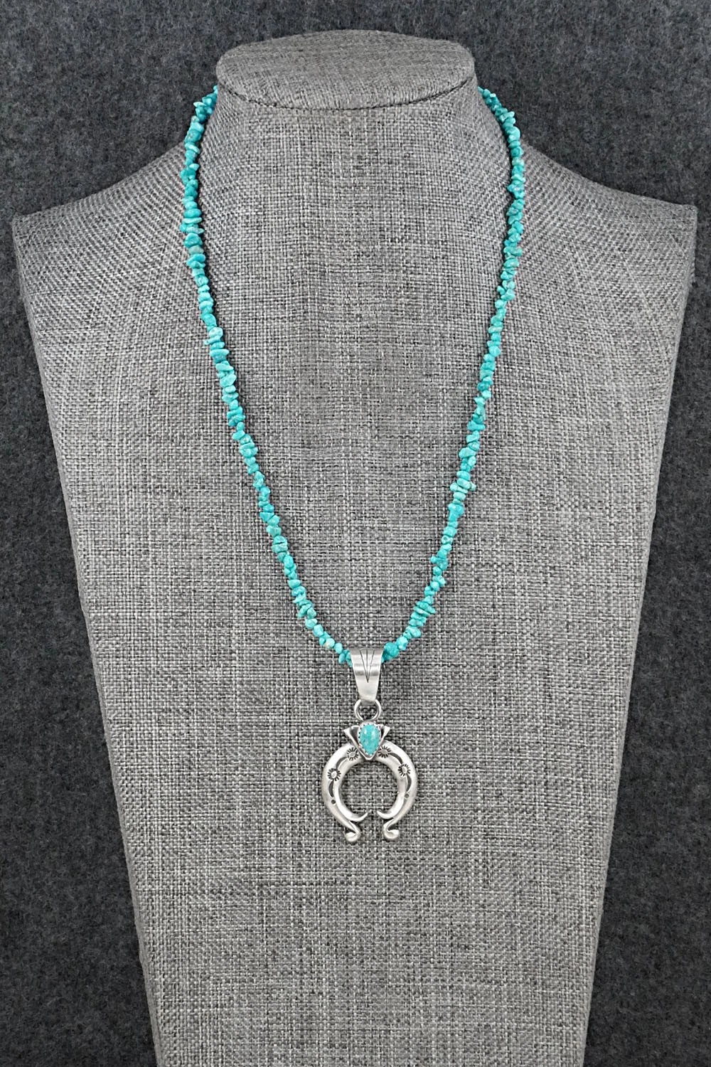Turquoise & Sterling Silver Necklace - Sharon McCarthy