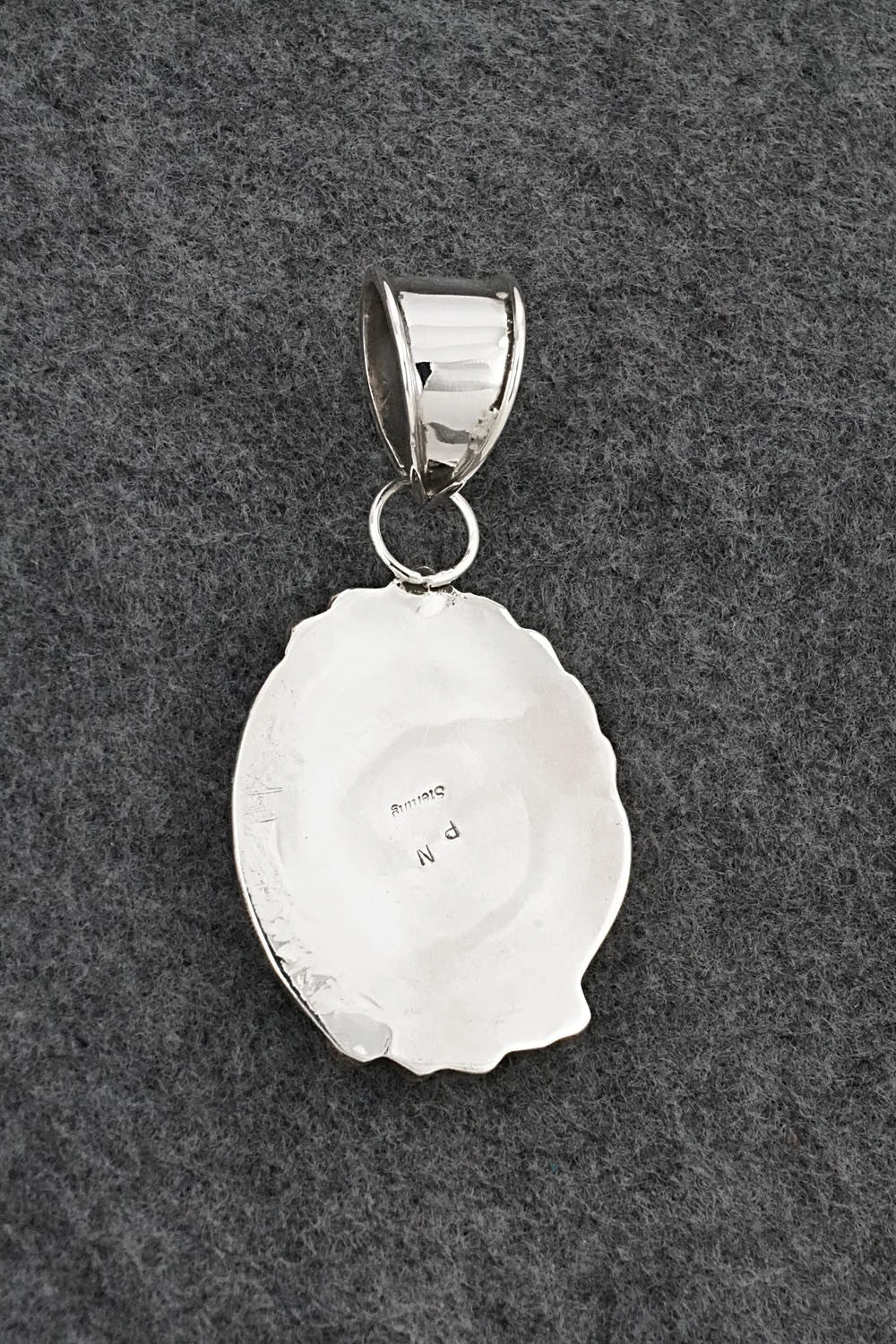 Turquoise & Sterling Silver Pendant - Phil Nez