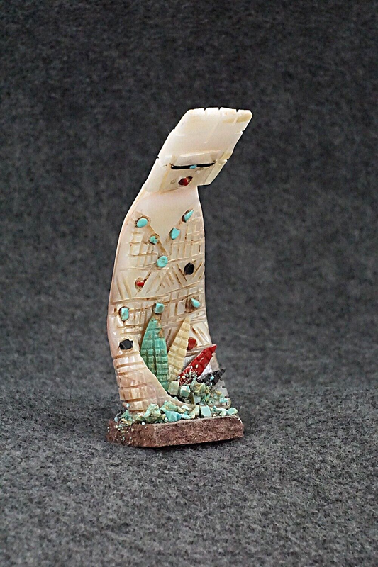 Corn Maiden Zuni Fetish Carving - Carl Etsate