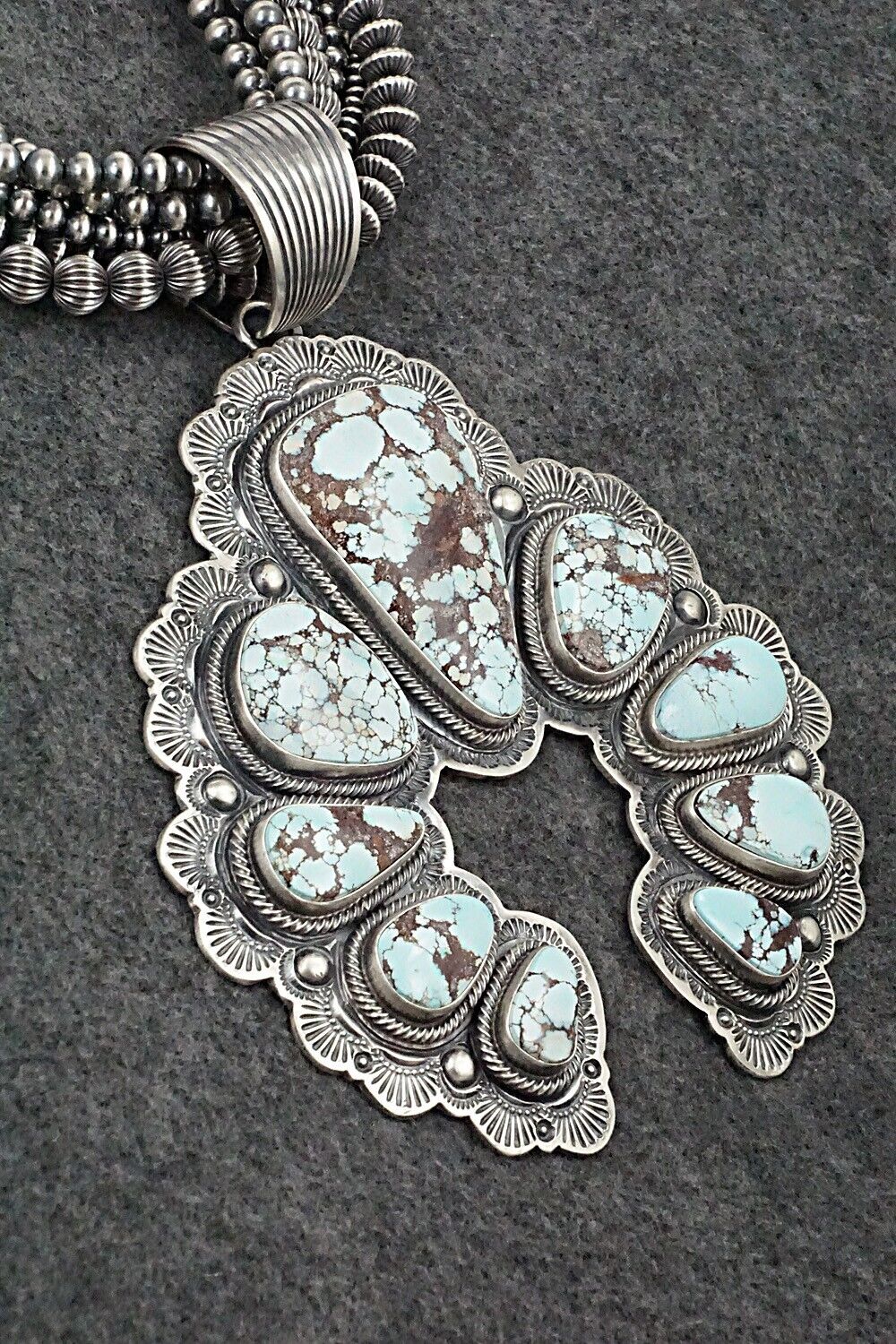 Turquoise & Sterling Silver Necklace Set - Randy Boyd