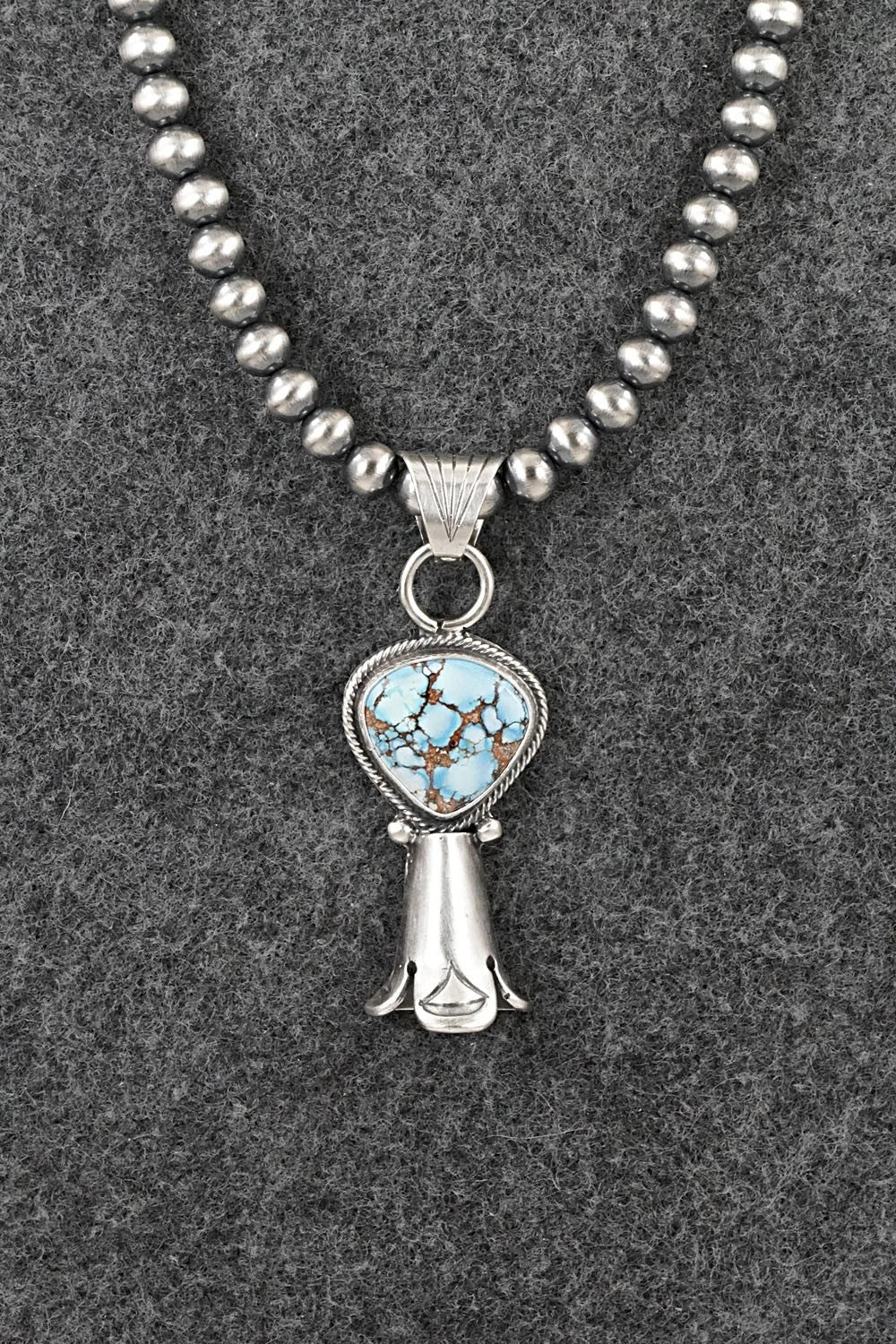 Turquoise & Sterling Silver Necklace - Sharon McCarthy