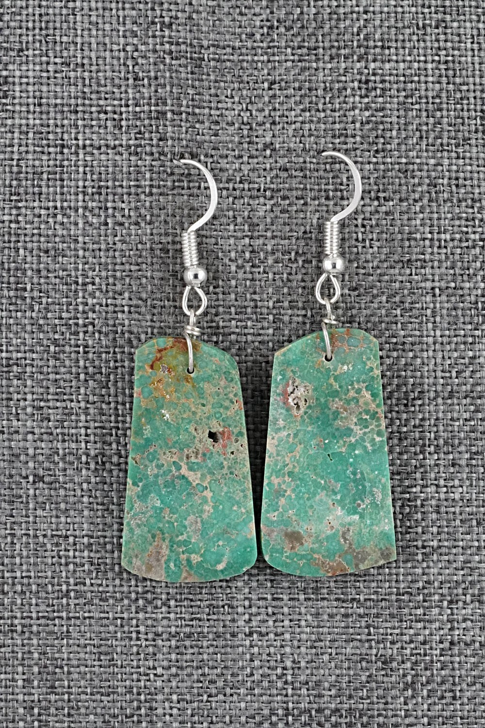 Turquoise & Sterling Silver Earrings - Tammy Nolcot