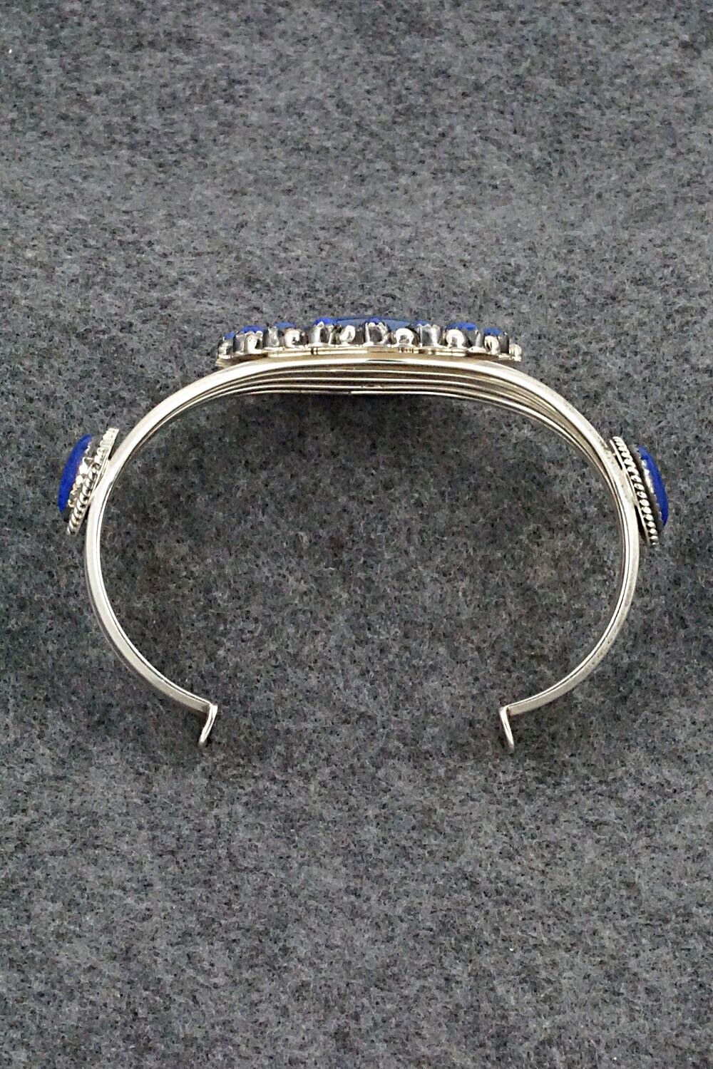 Lapis and Sterling Silver Bracelet - Navajo