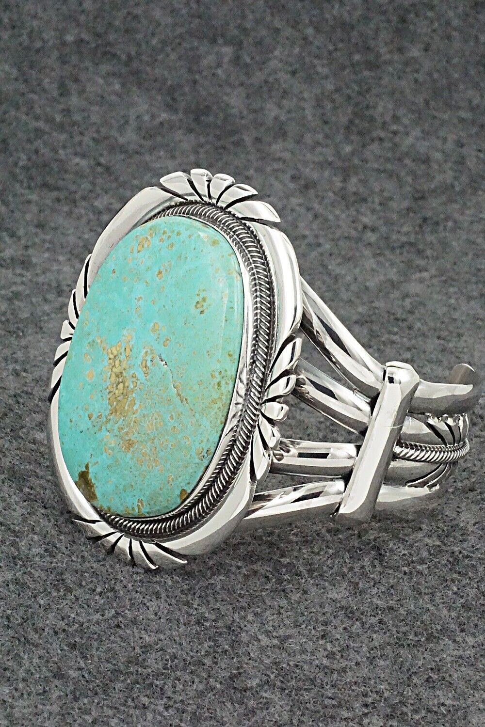 Turquoise & Sterling Silver Bracelet - Mark Yazzie