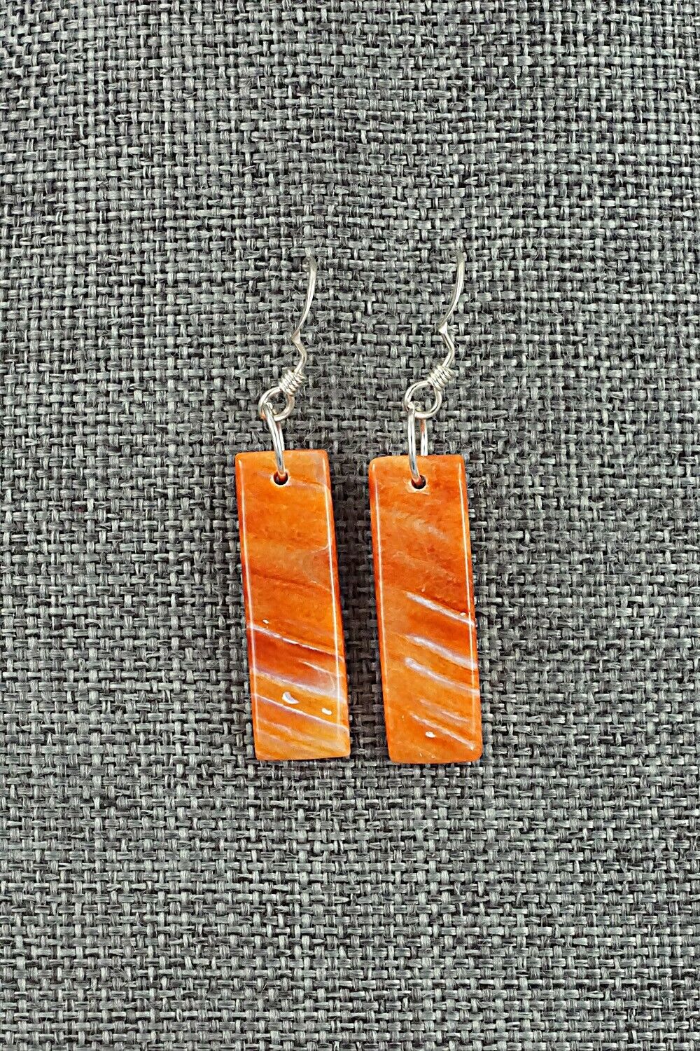 Spiny Oyster & Sterling Silver Earrings - Jesus Espino