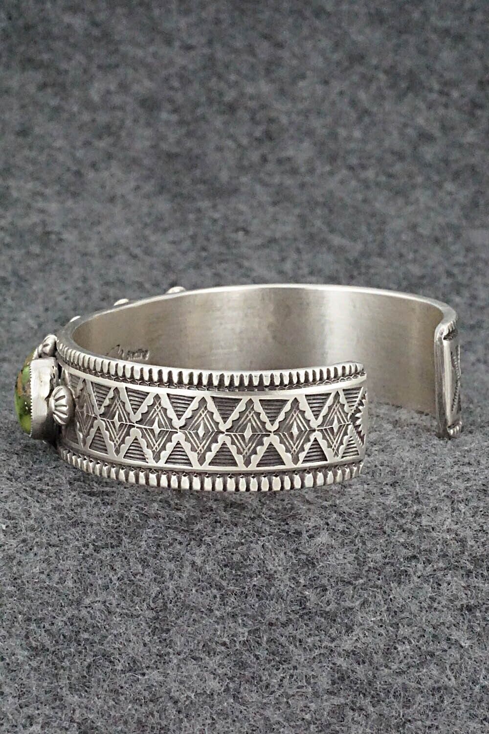 Turquoise and Sterling Silver Bracelet - Calvin Martinez