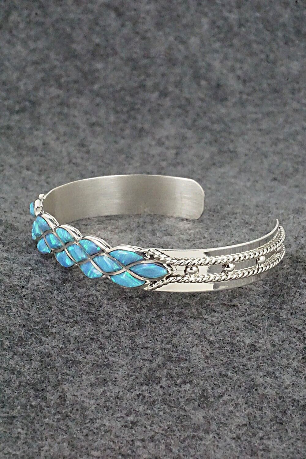 Opalite and Sterling Silver Bracelet - Derrick & Lorella Chavez