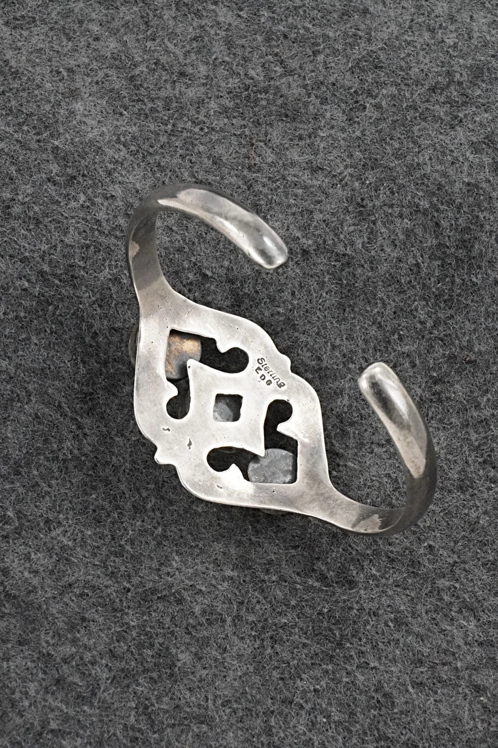 Turquoise & Sterling Silver Bracelet - Eugene Gruber