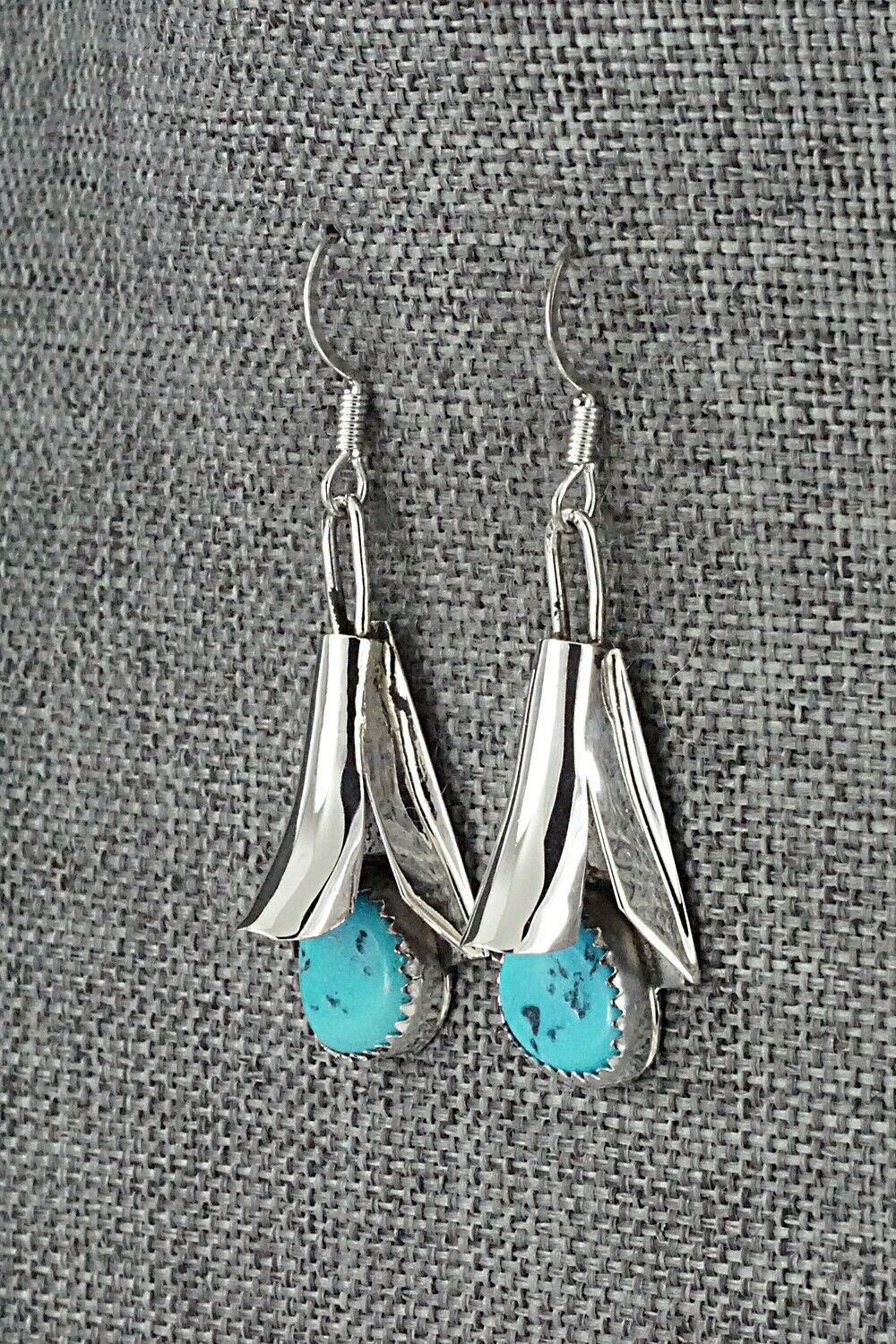 Turquoise & Sterling Silver Squash Blossom Set - Louise Yazzie