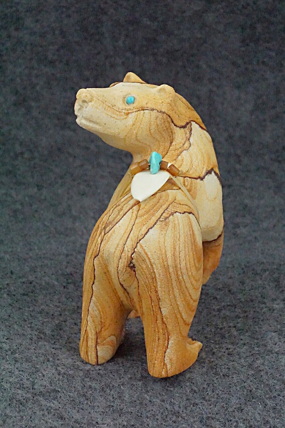 Bear Zuni Fetish Carving - Albert Eustace, Sr.