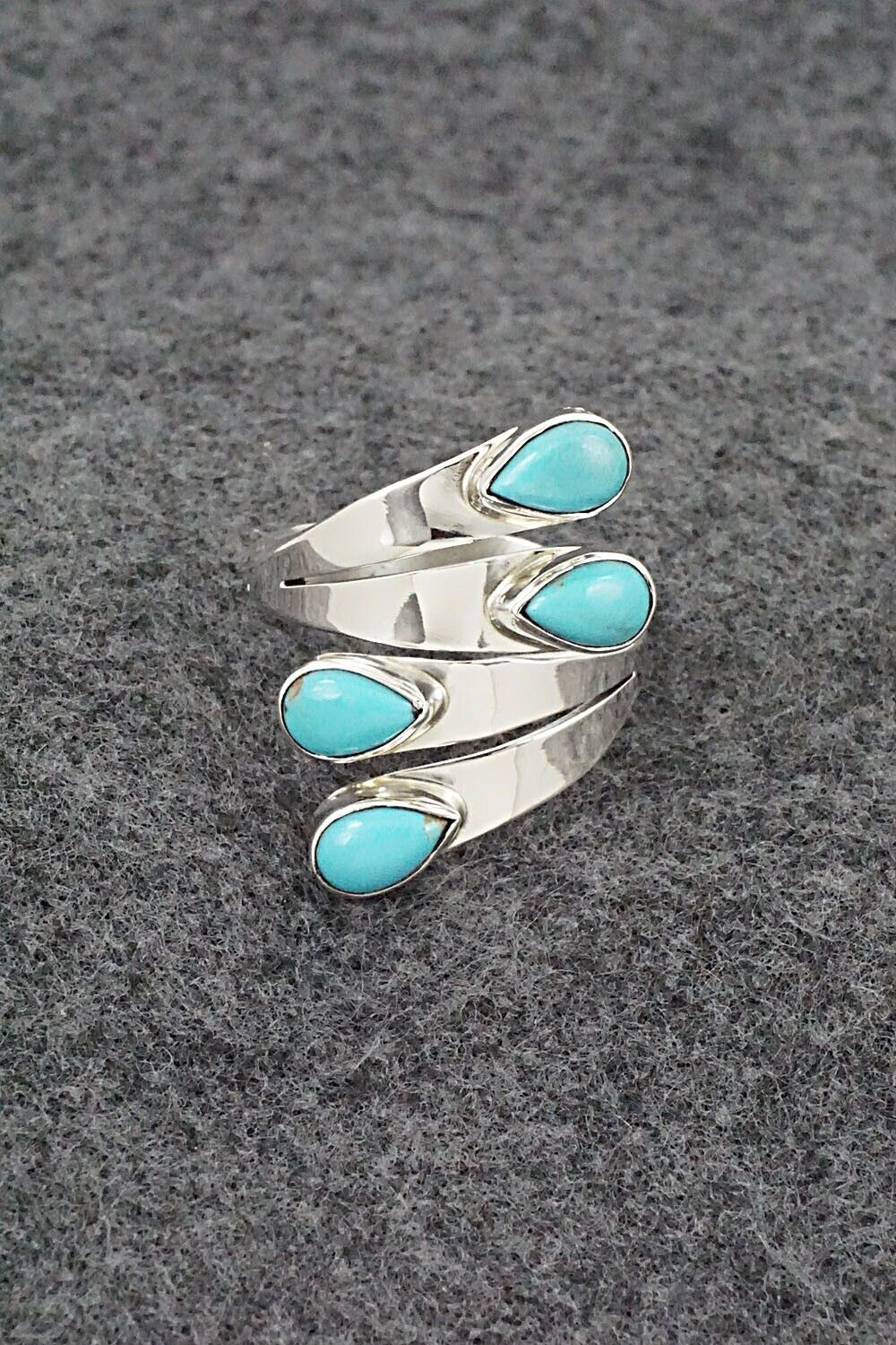 Turquoise & Sterling Silver Ring - Thomas Yazzie - Size 9