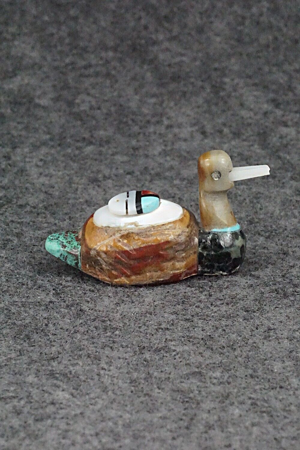 Duck Zuni Fetish Carving - Darrin Boone