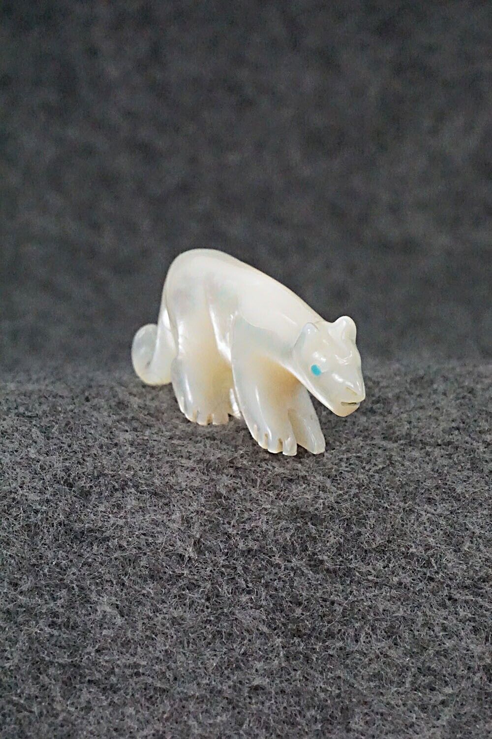 Mountain Lion Zuni Fetish Carving - Andres Quandelacy